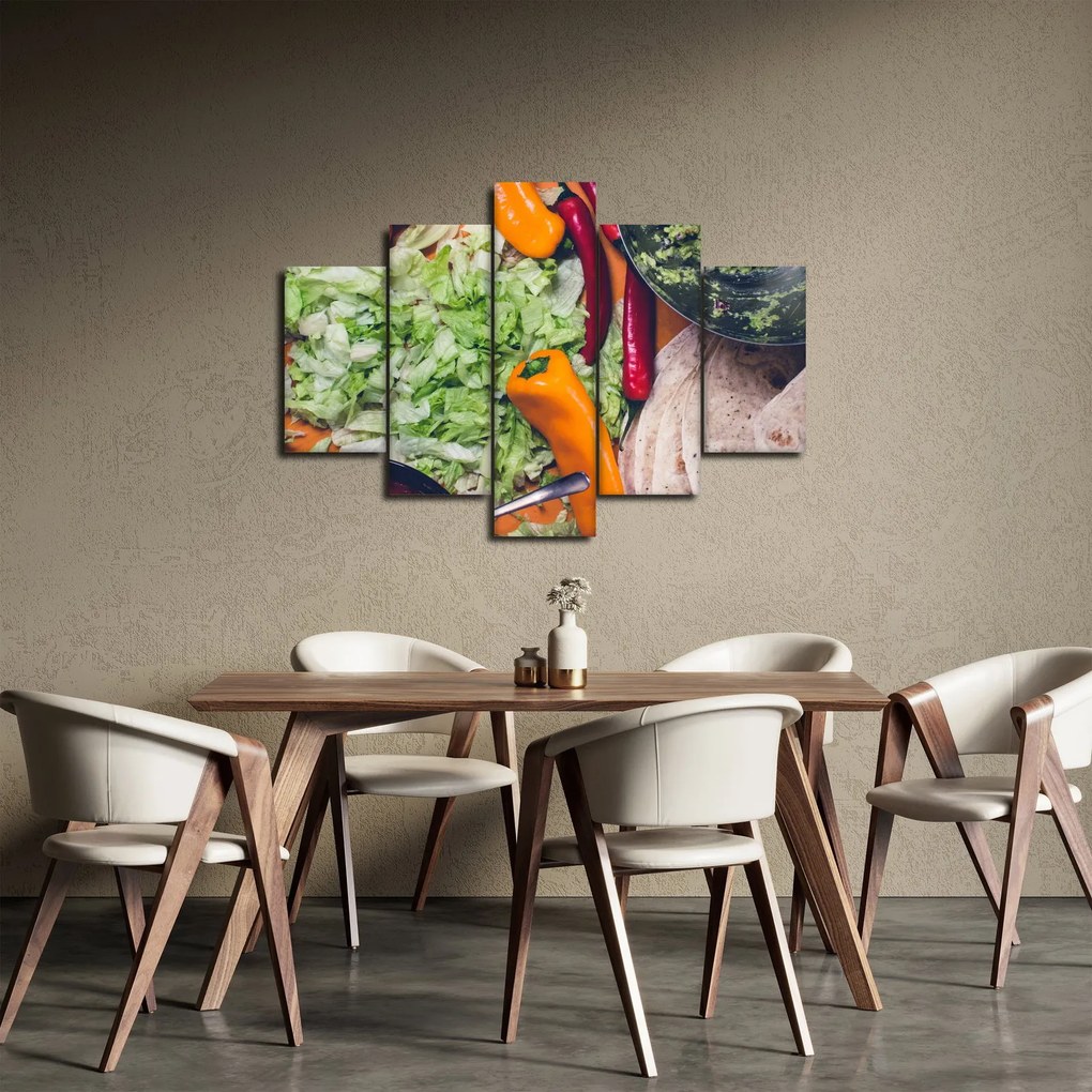 Obraz zeleniny (150x105 cm)