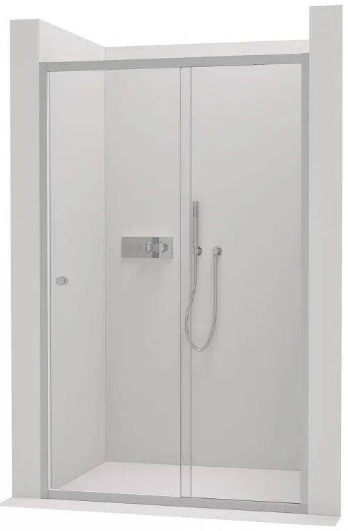 Cerano Varone, posuvné sprchové posuvné dvere 120x195 cm, 6mm číre sklo, chrómový profil, CER-CER-DY505-120-195