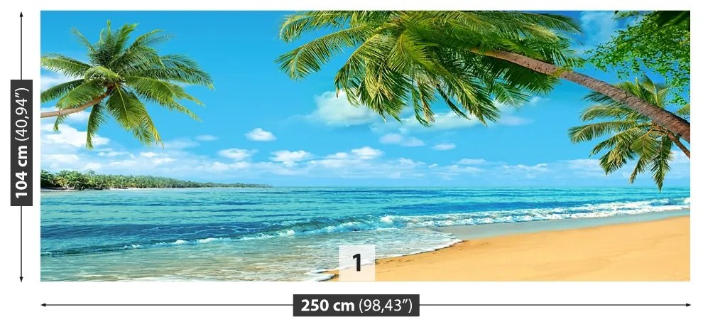 Fototapeta Vliesová Oceán pláž 152x104 cm