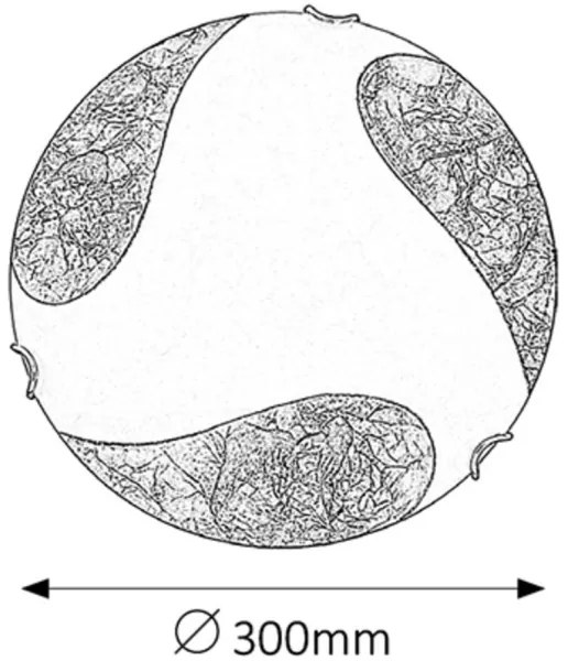 Rabalux 1941 - Stropné svietidlo ART GOLD 1xE27/60W/230V