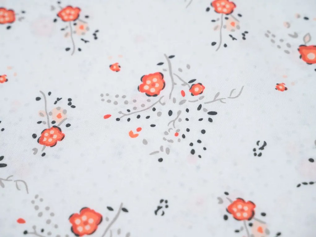 Obliečky z mikrovlákna FLORINE krémové Rozmer obliečky: 70 x 80 cm | 140 x 200 cm