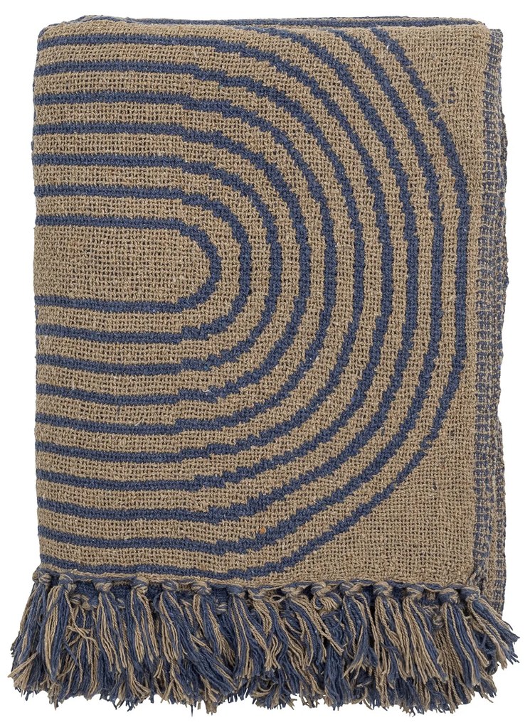 Bloomingville Prehoz z recyklovanej bavlny Tiffanie Blue 160 x 130 cm