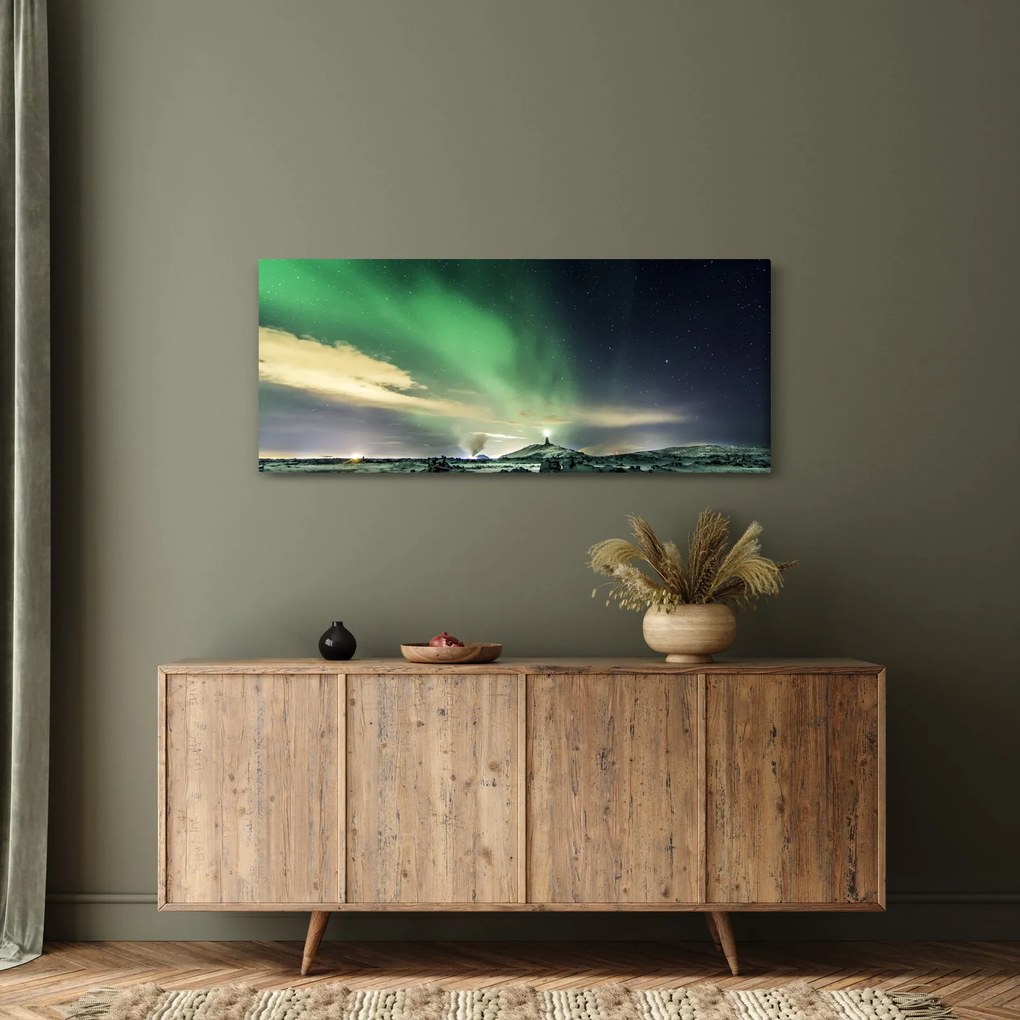 Obraz polárna žiara (120x50 cm)