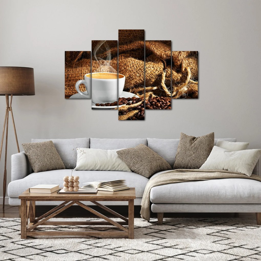 Obraz - Šálka kávy (150x105 cm)