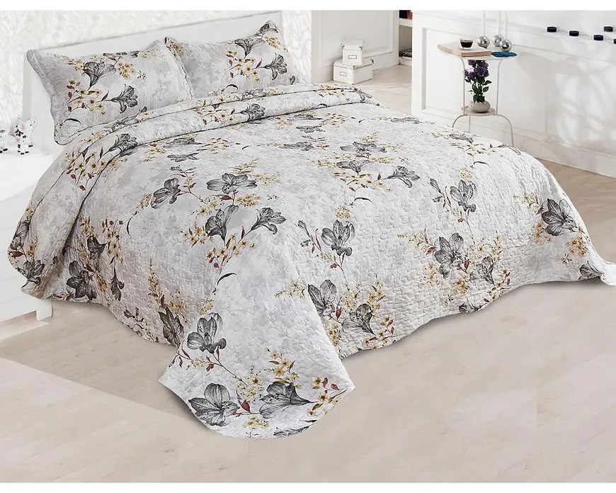 Prikrývka na posteľ Ksenia SH250203 220x250 cm + 1 (40x60 cm)