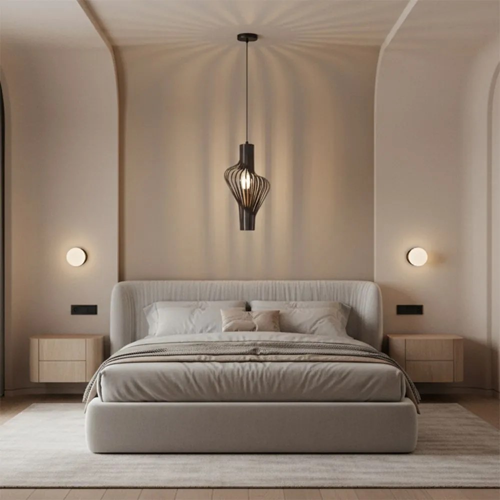 Toolight - Stropné svietidlo 1xE27 APP484-1CP, čierna, OSW-00596