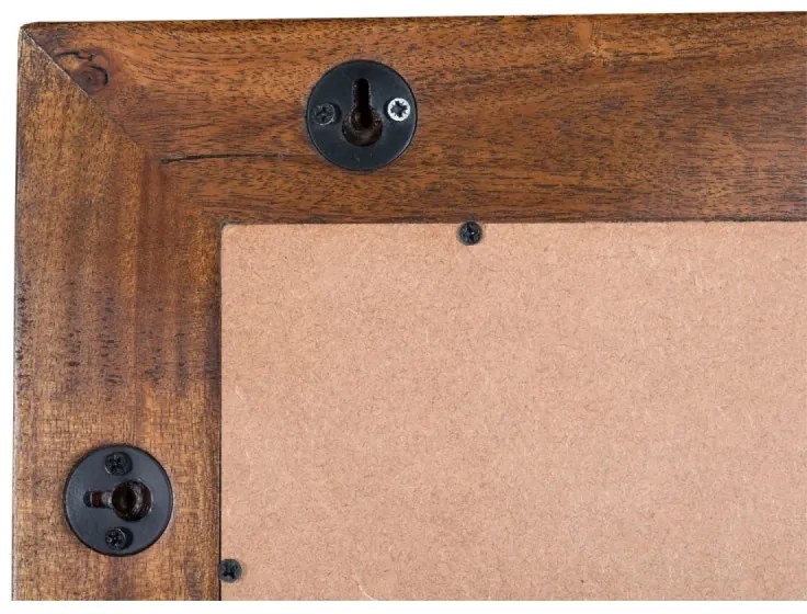 furniture-nabytek.cz - Masívne zrkadlo z akáciového dreva, lakované, hnedé – 45×3×150 cm