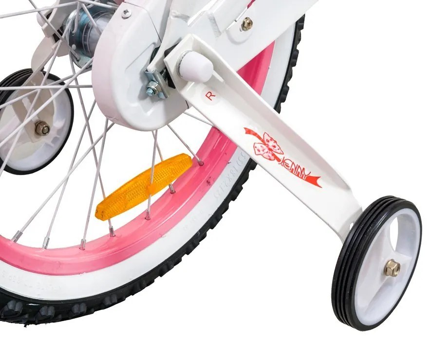 RoyalBaby Dievčenský bicykel Royal Baby Jenny bike 14 "RO0103 - ružový