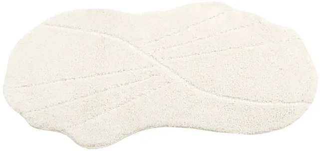 Kúpeľňový koberček Shell krémový