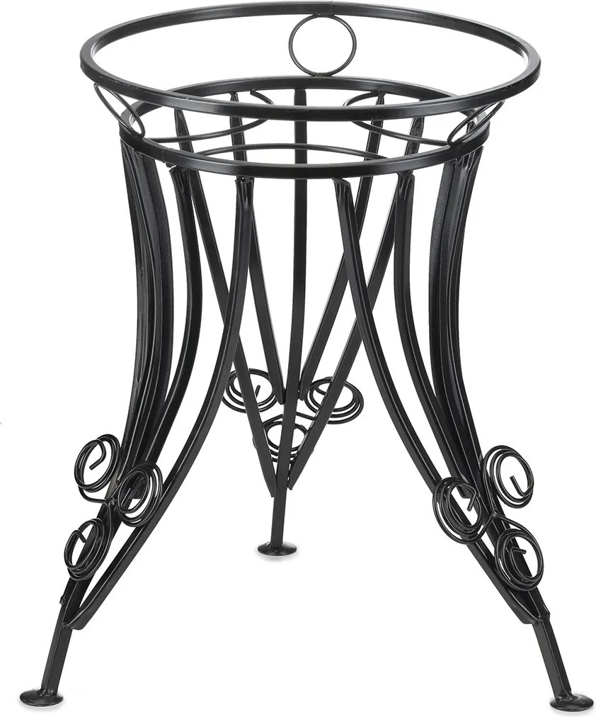 STOJAN NA KVETINÁČ SHANE 47X43 CM ČIERNA