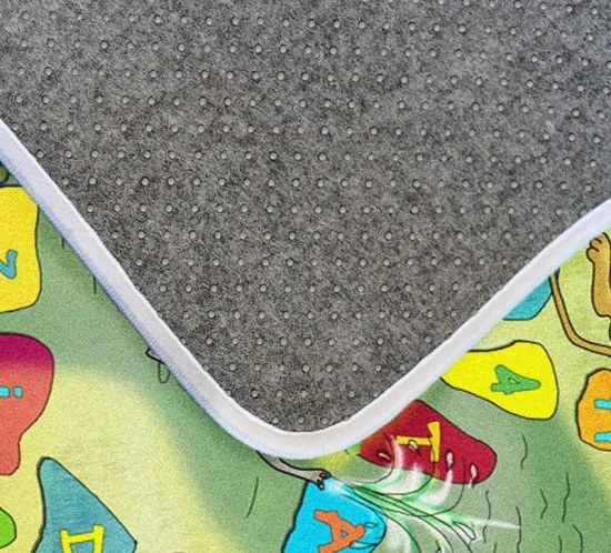 BO-MA, Protišmykový kusový koberec Safari, 110x160, viacfarebná, detská izba