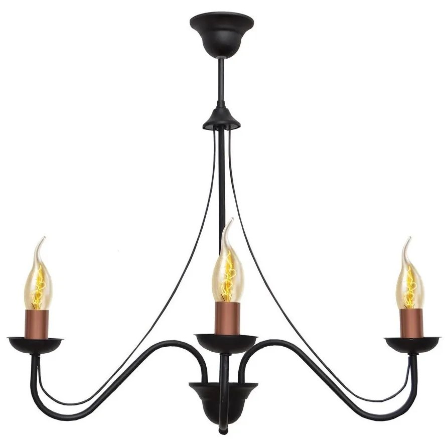 Luster na tyči MALBO 3xE14/60W/230V