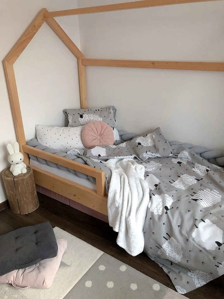 Mikroplyšové obliečky SHEEP sivé