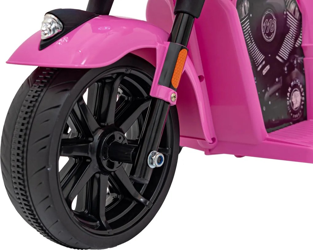 Ramiz Chopper INDIAN Ružové vozidlo