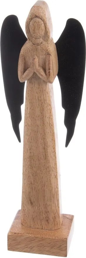 Drevená soška (výška 27 cm) Angel – Orion