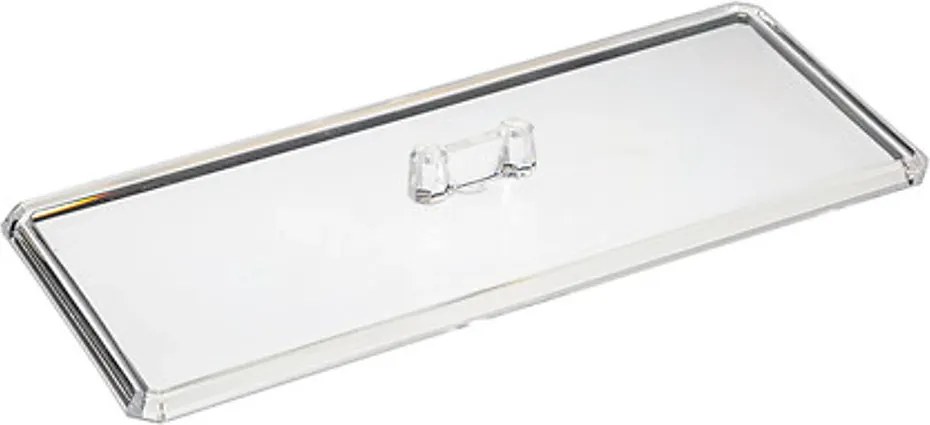 5Five® Priehľadný box s vekom Selena, 3 priehradky, 22,8 x 9,5 x 8,3 cm