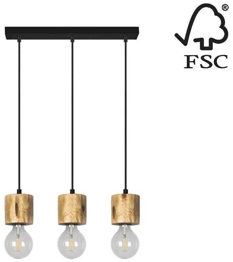 Spot-Light 71689304 - Luster na lanku PINO 3xE27/60W/230V