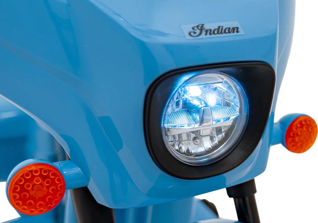 Ramiz Modré vozidlo Chopper INDIAN