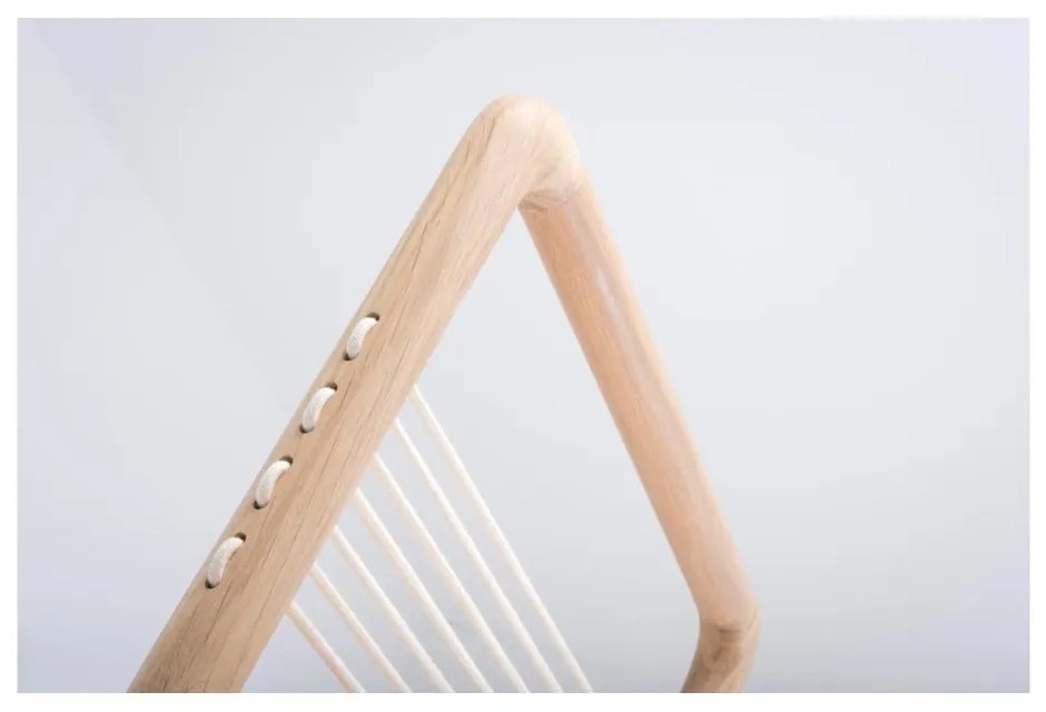 Knižnica z masívneho dubového dreva Gazzda Muse, výška 216 cm