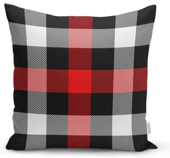 Súprava 4 vianočných obliečok na vankúš a behúň na stôl Minimalist Cushion Covers Snowflake