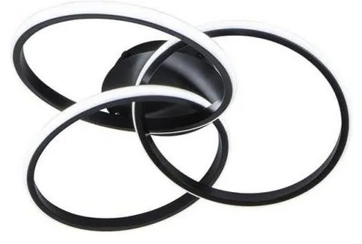 LED Stmievateľné stropné svietidlo LED/70W/230V 3000-6500K čierna +diaľkové ovládanie