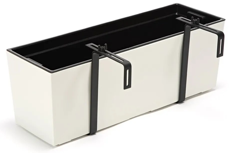 PLASTOVÝ KVETINÁČ BOUQUET 19X56 CM BIELA