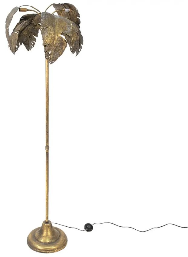 Stojaca boho lampa PALM GOLD 64*165