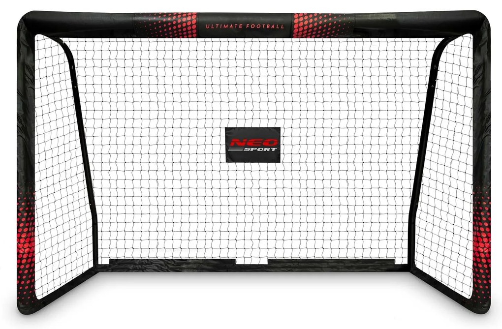 Neo-Sport Futbalová bránka 180 x 120 x 60 cm NS-463 čierno-červená