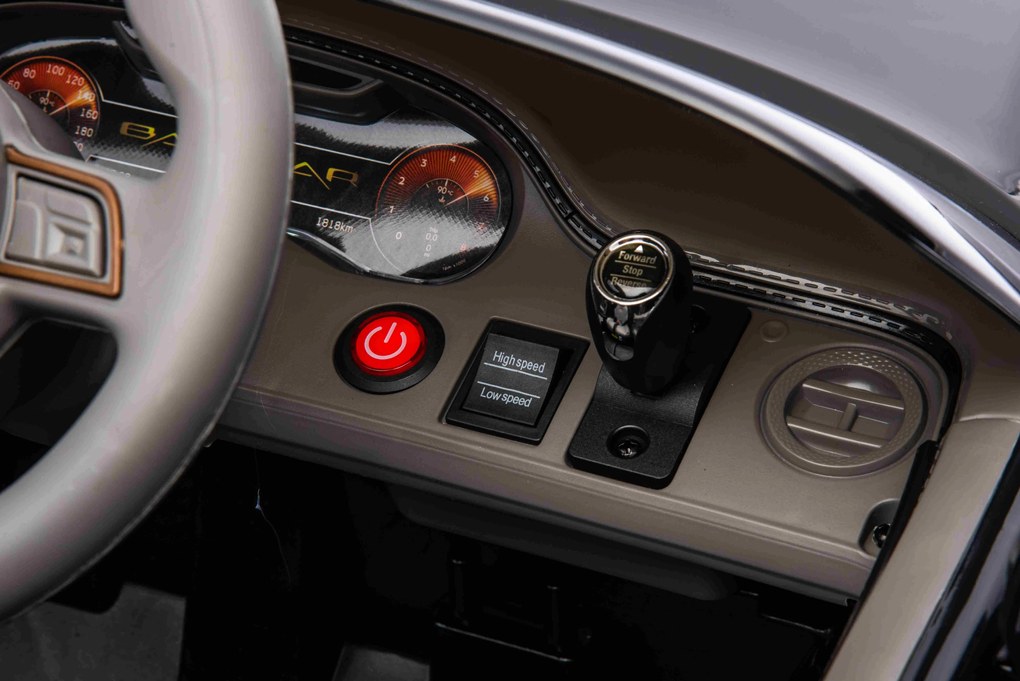 Auto na batérie pre deti Bentley Bacalar, čierne + diaľkové ovládanie