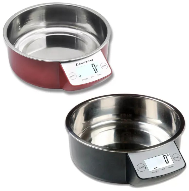 Pronett XJ4227 Digitálna kuchynská váha 5 kg červená