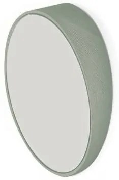 Zelené nástenné zrkadlo z bukového dreva HARTÔ, Ø 20,5 cm
