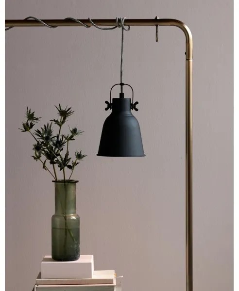 Nordlux - Luster na lanku ADRIAN 1xE27/25W/230V pr. 16 cm antracit