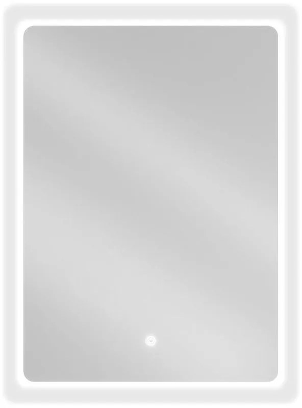 Mexen Sun, LED kúpeľňové zrkadlo s podsvietením 50 x 70 cm, 6000K, ochrana proti zahmlievaniu, 9807-050-070-611-00