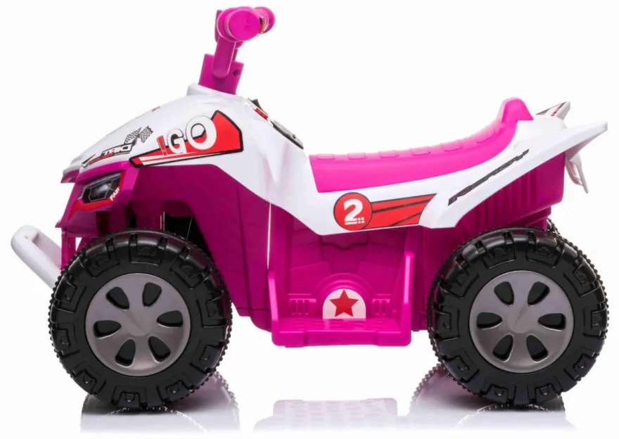 RAMIZ ELEKTRICKÁ ŠTVORKOLKA - 2101- Ružová - MOTOR- 1x25W - 1x6v4,5Ah - 2022