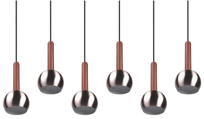 Čierne závesné svietidlo Ciliana – CINQUE