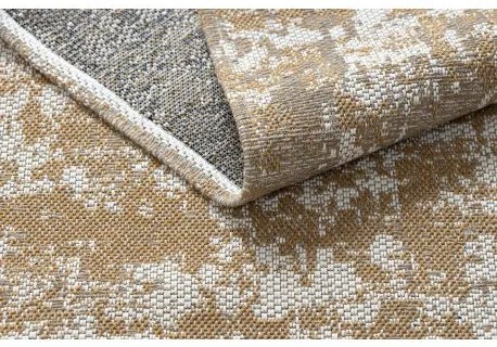 Ekologický koberec CASA, EKO SISAL Boho, vintage 2809 krémová, žltá , recyklovateľná bavlna Veľkosť: 114x170 cm