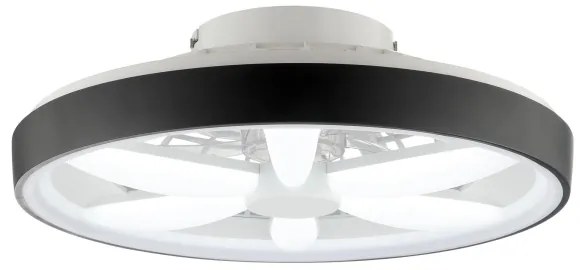 Brilliant - LED RGBW Stropný ventilátor so svetlom GAIANO LED/48W/230V čierna +DO