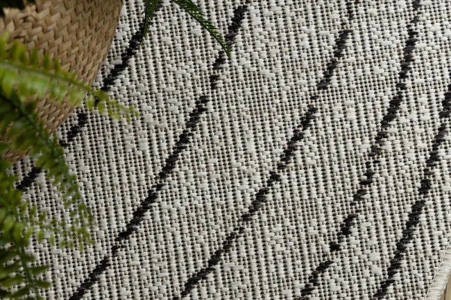 Koberec ORGANIC 2743 krémový / čierny / naturálny