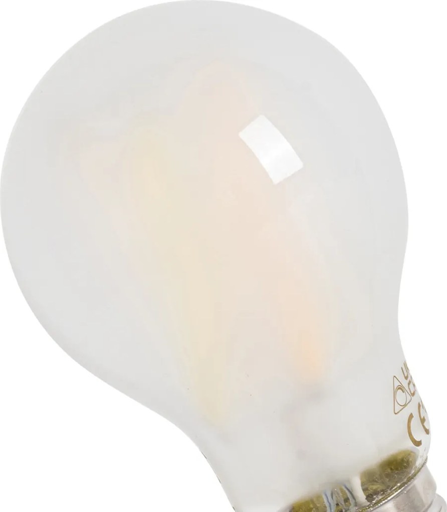 Sada 5 ks Inteligentné stmievateľné LED žiarovky E27 A60 matné 7W 806lm 2700-6500K