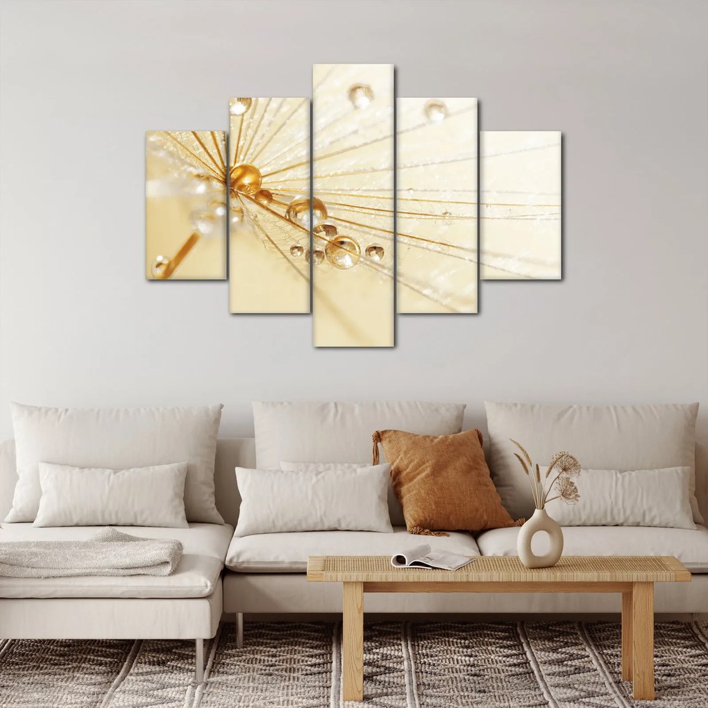 Obraz - Makro fotografie púpavy (150x105 cm)