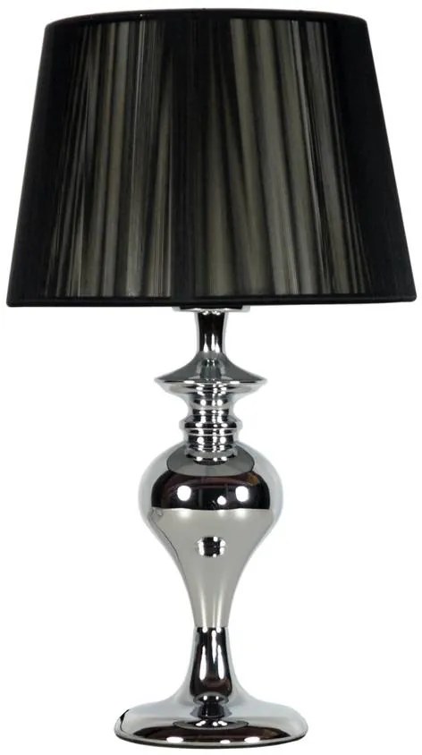 Candellux Čierna stolová lampa Gillenia pre žiarovku E27 41-21413