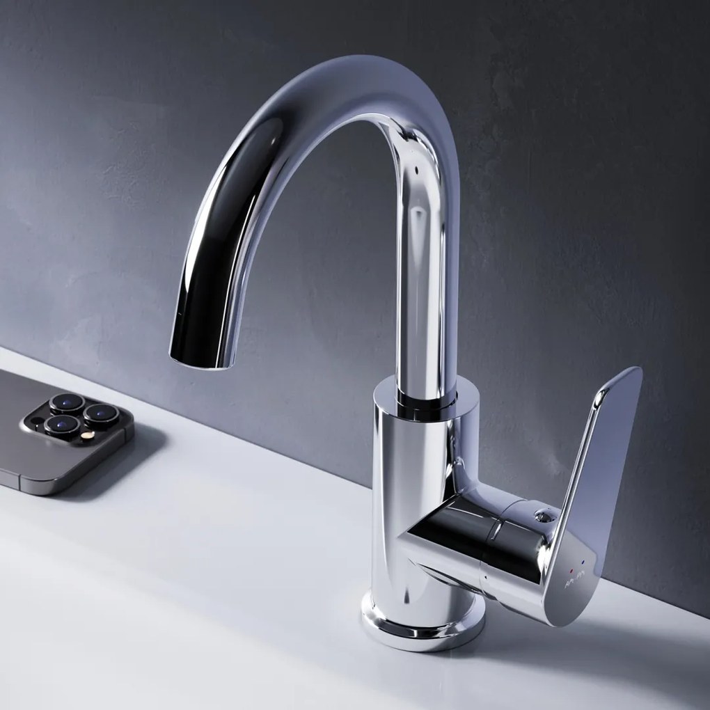 Umývadlová batéria AM.PM Hit FTA02700 jednopáková, chróm