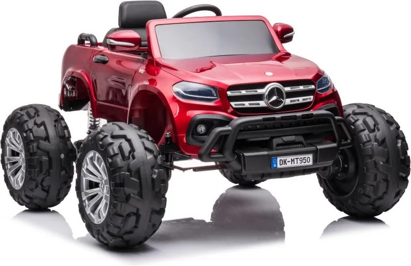LEAN CARS Autobatérie Mercedes DK-MT950 4x4 Červená farba