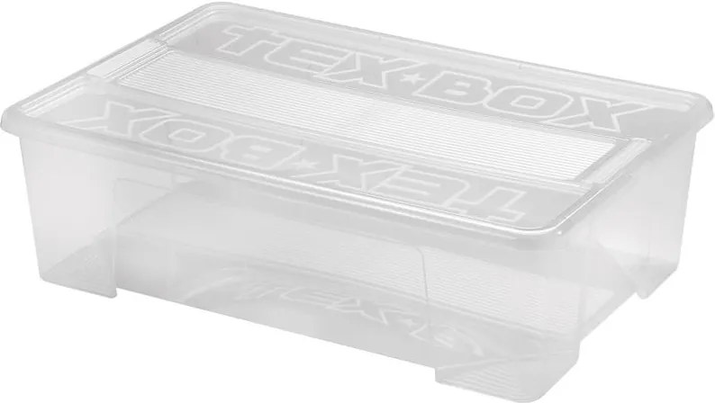 heidrun Plastový úložný box s vekom HEIDRUN TexBox 28l