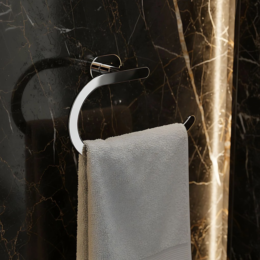 Rea Til, kúpeľňový vešiak na uteráky, chrómová, REA-88066