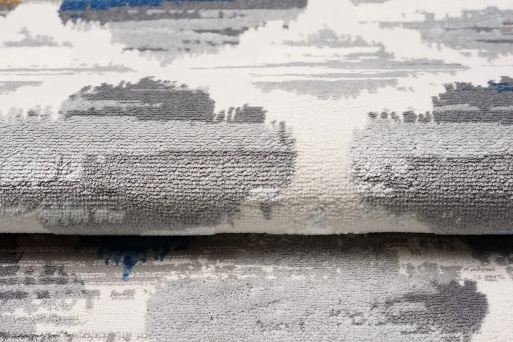 TA Koberec D654B BIELA D_MODRÉ ÚDOLIE Rozmer: 200x300 cm