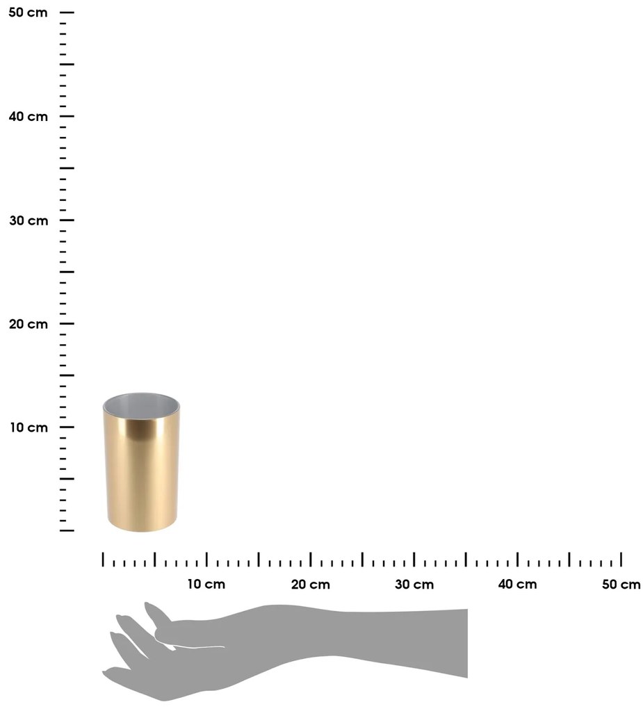 Kúpeľňový pohár Gautier, zlatá, 350 ml