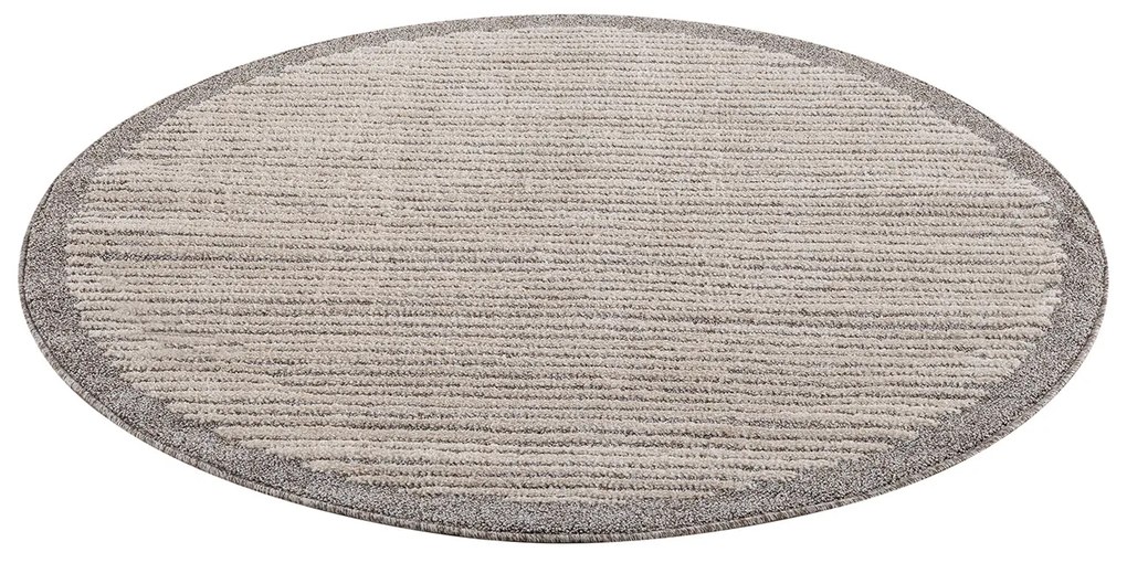 Dekorstudio Moderný okrúhly koberec ART 2231 béžový Priemer koberca: 160cm