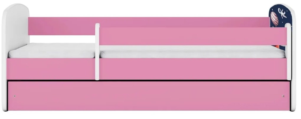 Detská postieľka Babydreams vesmír ružová