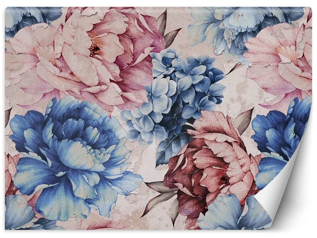Gario Fototapeta Pivonky pastelový akvarel Materiál: Vliesová, Rozmery: 450 x 315 cm